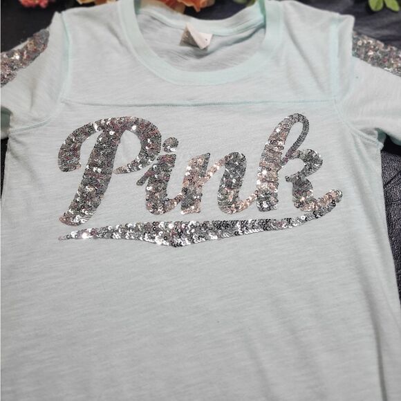 EUC Pink Victoria Secret Jersey Tee - Picture 7 of 9